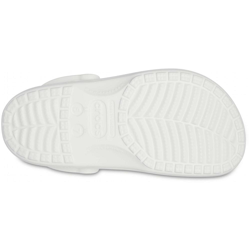 White Women's Crocs Baya Lined Clogs | NZ 0097LISH